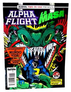 EXCELENTE ESTADO ALPHA FLIGHT 45 TWO-IN-ONE FORUM COMICS...