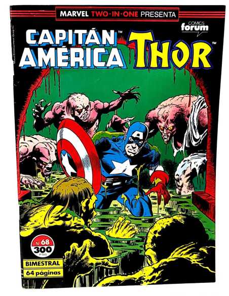 MUY BUEN ESTADO CAPITAN AMERICA 68 TWO-IN-ONE FORUM COMICS GRAPA MARVEL