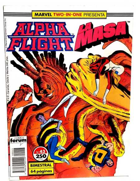 MUY BUEN ESTADO CAPITAN AMERICA 43 TWO-IN-ONE FORUM COMICS GRAPA MARVEL
