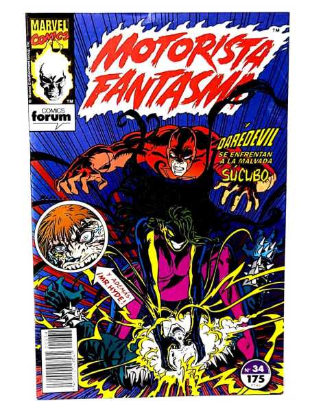 EXCELENTE ESTADO MOTORISTA FANTASMA 34 FORUM COMICS GRAPA MARVEL