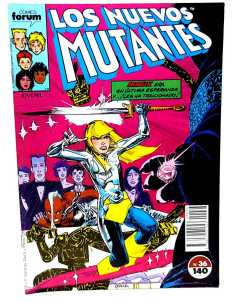 EXCELENTE ESTADO LOS NUEVOS MUTANTES 36 FORUM COMICS GRAPA