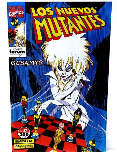 CASI EXCELENTE ESTADO LOS NUEVOS MUTANTES 57 TWO-IN-ONE FORUM COMICS GRAPA