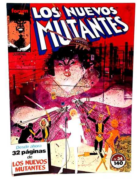 MUY BUEN ESTADO LOS NUEVOS MUTANTES 34 FORUM COMICS GRAPA