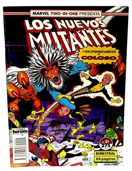 MUY BUEN ESTADO LOS NUEVOS MUTANTES 51 TWO-IN-ONE FORUM COMICS GRAPA