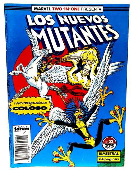 MUY BUEN ESTADO LOS NUEVOS MUTANTES 52 TWO-IN-ONE FORUM COMICS GRAPA