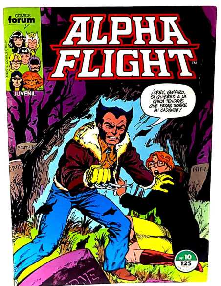 MUY BUEN ESTADO ALPHA FLIGHT 10 FORUM COMICS GRAPA