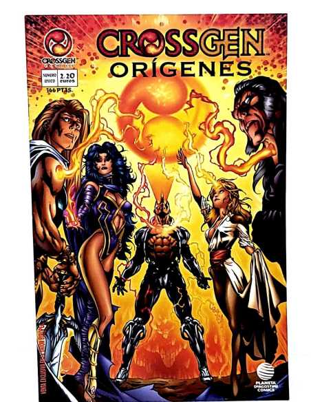 DE KIOSCO CROSSGEN ORIGENES COMICS PLANETA COVER ART CLAUDIO CASTELLENI AÑO 2002