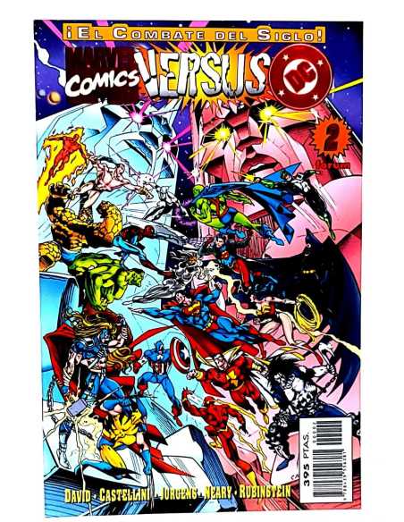 DE KIOSCO MARVEL VERSUS DC 2 VS COMICS EL COMBATE DEL SIGLO GRAPA PLANETA 1996-1997 AÑO