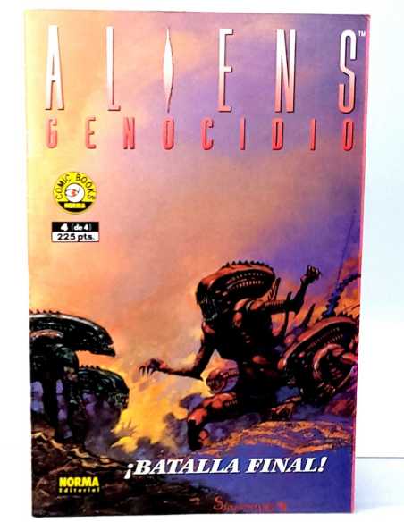 CASI EXCELENTE ESTADO ALIENS GENOCIDIO COMICS GRAPA NORMA GRAPA