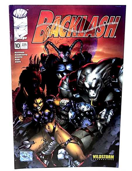 CASI EXCELENTE ESTADO BACKLASH 10 IMAGE COMICS GRAPA PLANETA