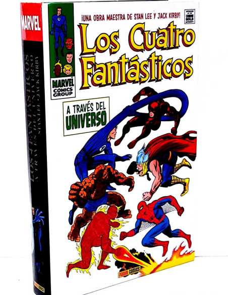 EXCELENTE OMNIGOLD LOS 4 CUATRO FANTASTICOS TOMO 4 A TRAVES DEL UNIVERSO PANINI COMICS MARVEL GOLD