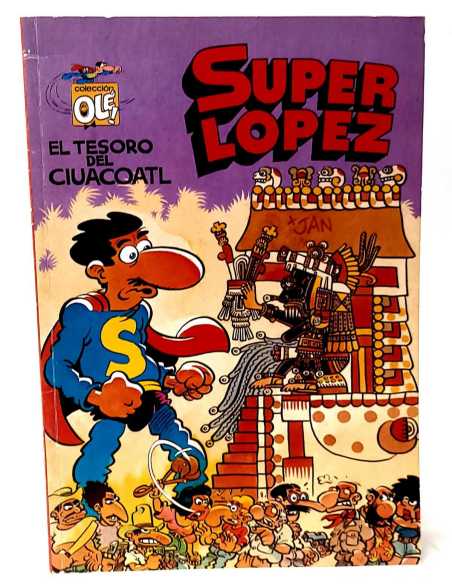 MUY BUEN ESTADO PRIMERA EDICION SUPER LOPEZ SL 21 COLECCION OLE