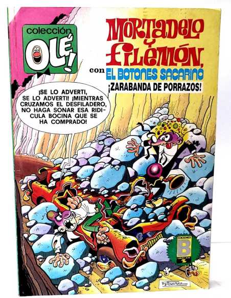 CASI EXCELENTE ESTADO TERCERA EDICION MORTADELO Y FILEMON 170 - M.97 ZARABANDA DE PORRAZOS B OLE