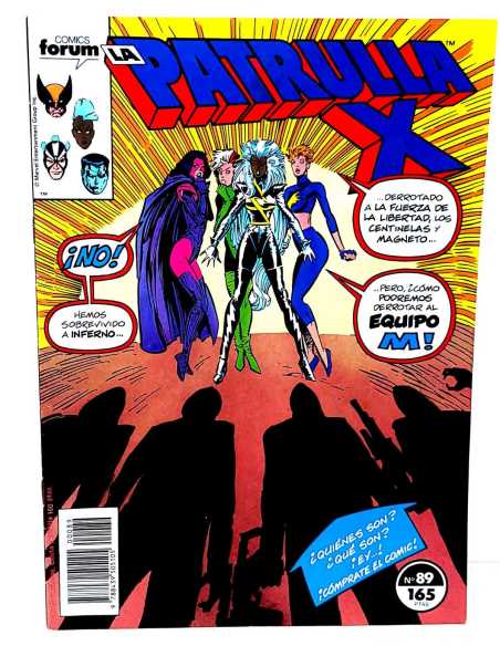 EXCELENTE ESTADO LA PATRULLA X 89 VOL1 FORUM COMICS GRAPA VOL.1 VOLUMEN
