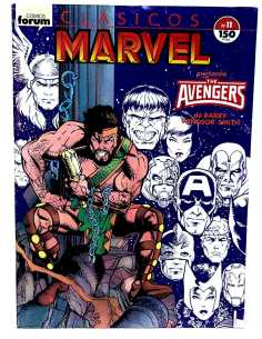 CASI EXCELENTE ESTADO CLASICOS MARVEL 11 FORUM COMICS GRAPA