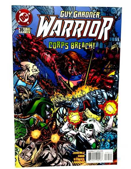 DE KIOSCO THE NEW WARRIORS 35 VOL1 DIRECT EDITION MARVEL COMICS USA