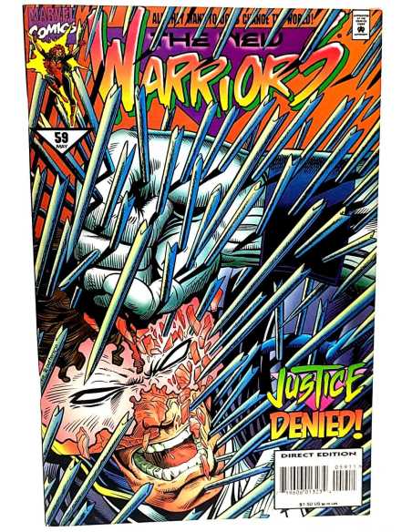 DE KIOSCO THE NEW WARRIORS 59 VOL1 DIRECT EDITION MARVEL COMICS USA