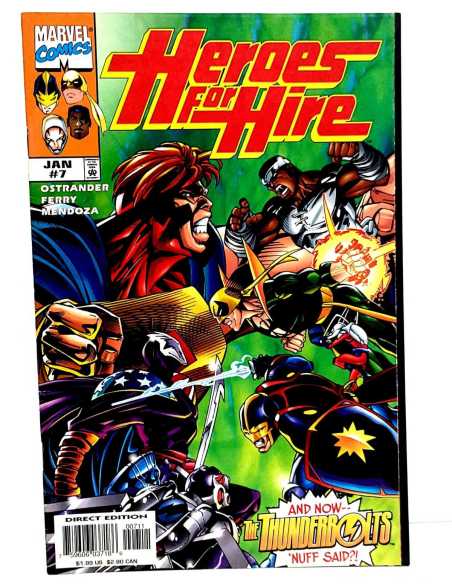 DE KIOSCO HEROES FOR HIRE 7 COMICS MARVEL USA