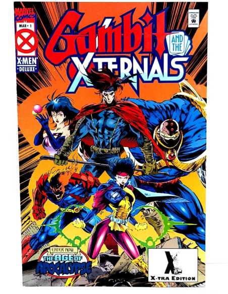 DE KIOSCO GAMBIT & THE X-ETERNALS 1 DELUXE COMICS MARVEL USA