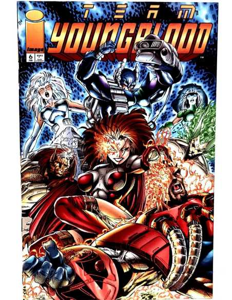 DE KIOSCO TEAM YOUNGBLOOD 6 IMAGE COMICS USA