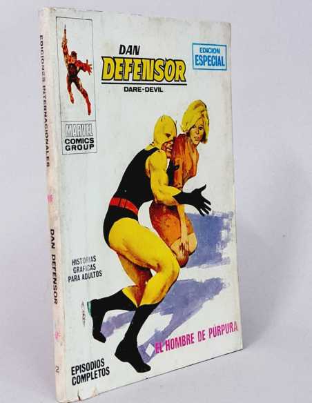 DAN DEFENSOR 2 EL HOMBRE DE PÚRPURA NORMAL ESTADO TACO VOL1 VOLUMEN VOL.1 VERTICE