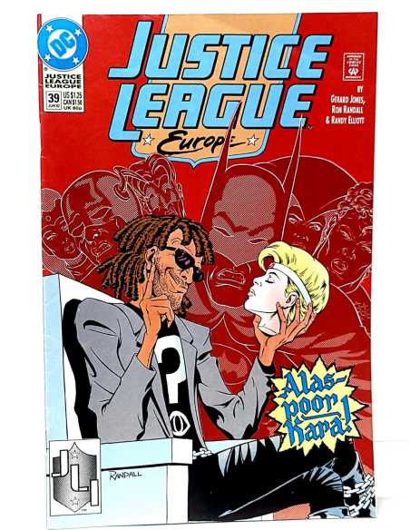EXCELENTE ESTADO JUSTICE LEAGUE EUROPE 39 DC COMICS USA
