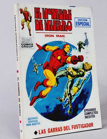 MUY BUEN ESTADO EL HOMBRE DE HIERRO 19 LAS GARRAS DEL FUSTIGADOR VOL1 VOLUMEN VOL.1 TACO VÉRTICE