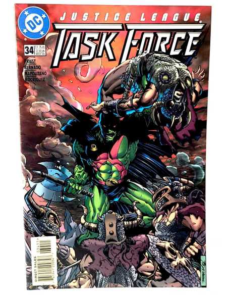 EXCELENTE ESTADO JUSTICE LEAGUE TASK FORCE 34 DC COMICS USA