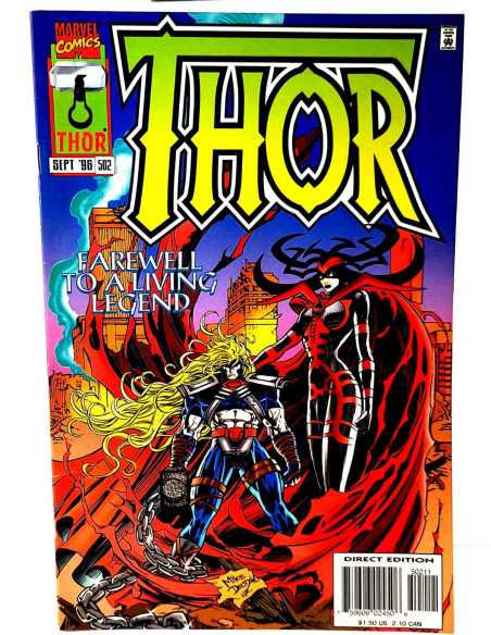EXCELENTE ESTADO THOR 502 MARVEL COMICS USA
