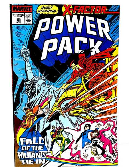 EXCELENTE ESTADO POWER PACK 35 MARVEL COMICS USA