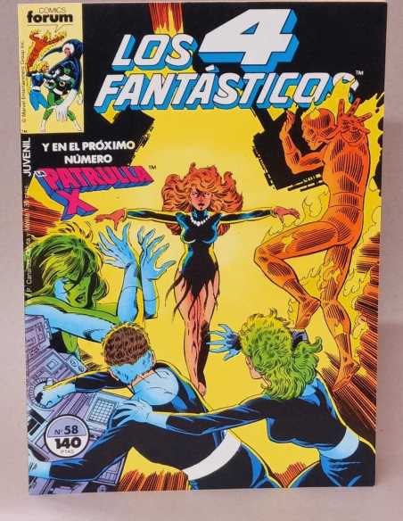 DE KIOSCO LOS 4 FANTÁSTICOS 58 MARVEL VOL1 VOLUMEN VOL.1 CÓMICS FORUM