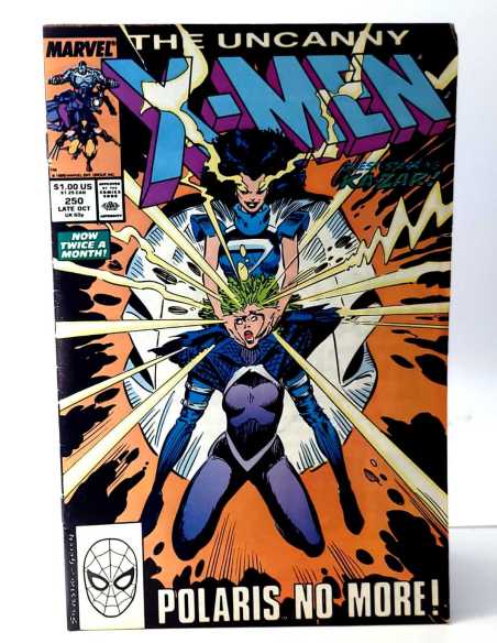 EXCELENTE ESTADO THE UNCANNY X-MEN 250 MARVEL COMICS USA