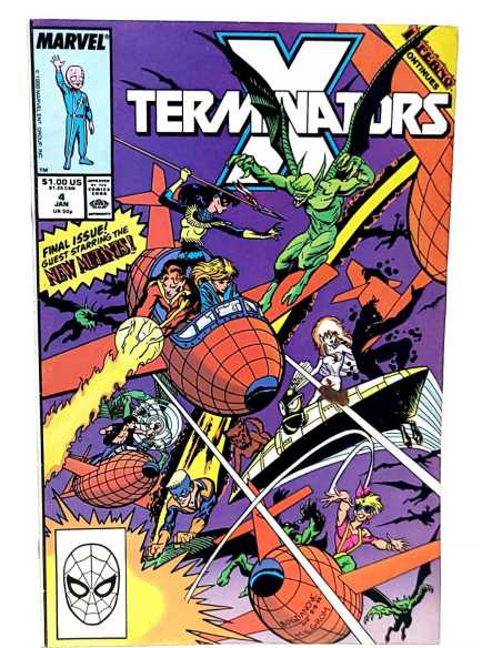 EXCELENTE ESTADO X-TERMINATORS 4 MARVEL COMICS USA