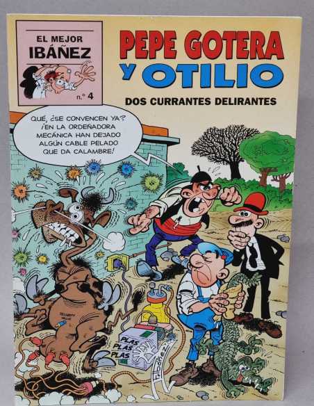 EXCELENTE ESTADO PEPE GOTERA Y OTILIO 4 EL MEJOR IBÁÑEZ TAPA BLANDA