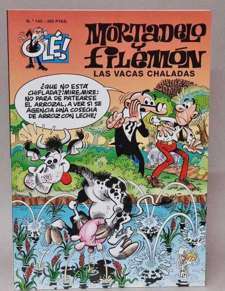 EXCELENTE ESTADO MORTADELO Y FILEMÓN 143 OLE LAS VACAS CHALADAS PRIMERA EDICIONES B TAPA BLANDA
