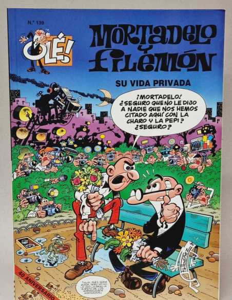 EXCELENTE ESTADO MORTADELO Y FILEMÓN 139 OLE SU VIDA PRIVADA PRIMERA EDICIONES B TAPA BLANDA