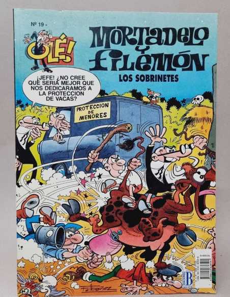 EXCELENTE ESTADO MORTADELO Y FILEMÓN 19 OLE LOS SOBRINETES SEGUNDA EDICIONES B TAPA BLANDA