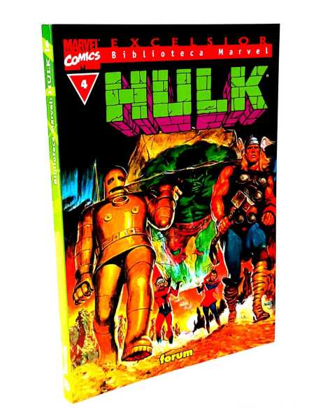 MUY BUEN ESTADO BIBLIOTECA MARVEL HULK 4 EXCELSIOR FORUM COMICS