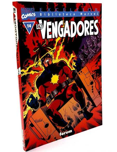 EXCELENTE ESTADO BIBLIOTECA MARVEL LOS VENGADORES 14 EXCELSIOR FORUM COMICS
