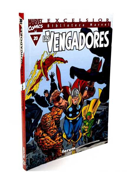 EXCELENTE ESTADO BIBLIOTECA MARVEL LOS VENGADORES 20 EXCELSIOR FORUM COMICS