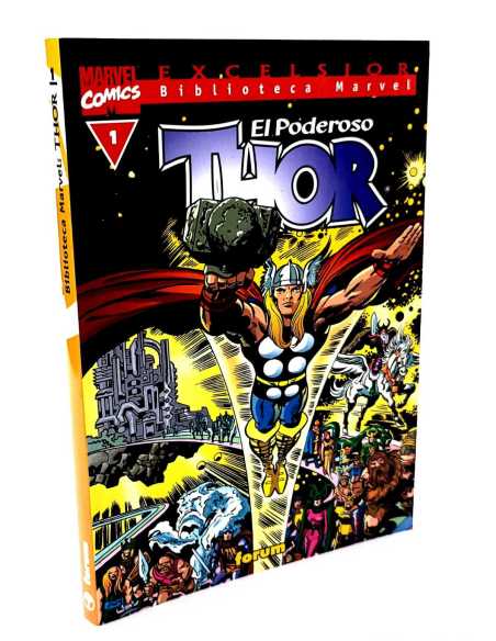 EXCELENTE ESTADO BIBLIOTECA MARVEL EL PODEROSO THOR 1 EXCELSIOR FORUM COMICS