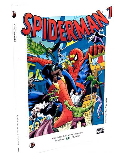 EXCELENTE ESTADO GRANDES HEROES DEL COMIC 1 SPIDERMAN BIBLIOTECA EL MUNDI MARVEL COMICS