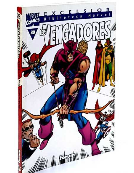 EXCELENTE ESTADO BIBLIOTECA MARVEL LOS VENGADORES 30 EXCELSIOR FORUM COMICS
