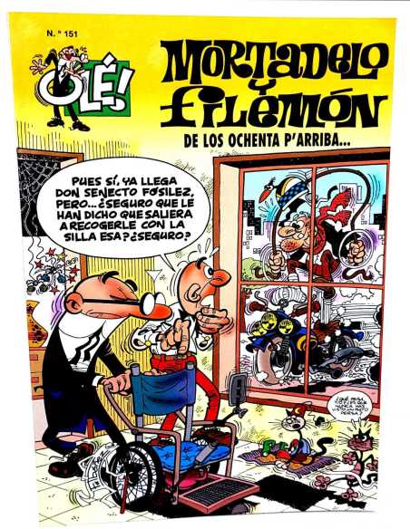 EXCELENTE ESTADO SEGUNDA EDICION MORTADELO Y FILEMON 151 DE LOS OCHENTA P ARRIBA OLE B
