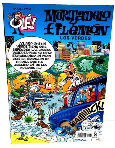 EXCELENTE ESTADO TERCERA EDICION MORTADELO Y FILEMON 142 LOS VERDES OLE B