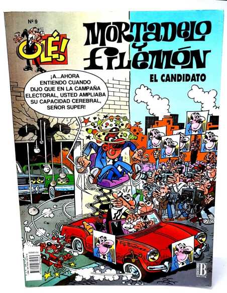 EXCELENTE ESTADO PRIMERA EDICION MORTADELO Y FILEMON 9 EL CANDIDATO OLE B