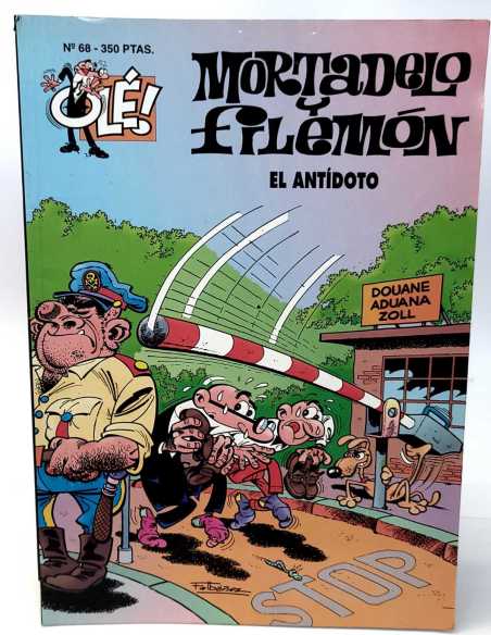 CASI EXCELENTE ESTADO SEGUNDA ESTADO MORTADELO Y FILEMON 68 EL ANTIDOTO OLE EDICIONES B