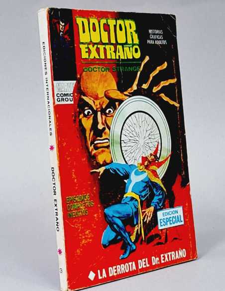 EXTRAÑO 3 LA DERROTA DEL DR. EXTRAÑO MARVEL TACO COMICS VÉRTICE NORMAL ESTADO