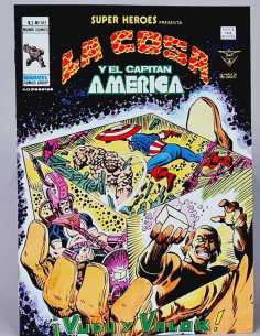 EXCELENTE ESTADO SÚPER HÉROES 103 LA COSA CAPITÁN AMÉRICA...