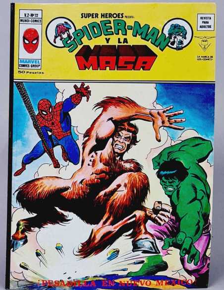 EXCELENTE ESTADO SÚPER HÉROES 72 SPIDER-MAN Y LA MASA VOL2 VOLUMEN VOL.2 COMICS MARVEL VERTICE